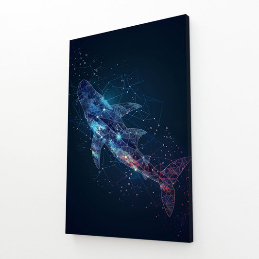 Galactic Night Whale Art