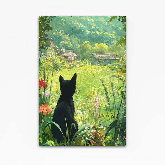 Garden Retreat Cat Wall Art