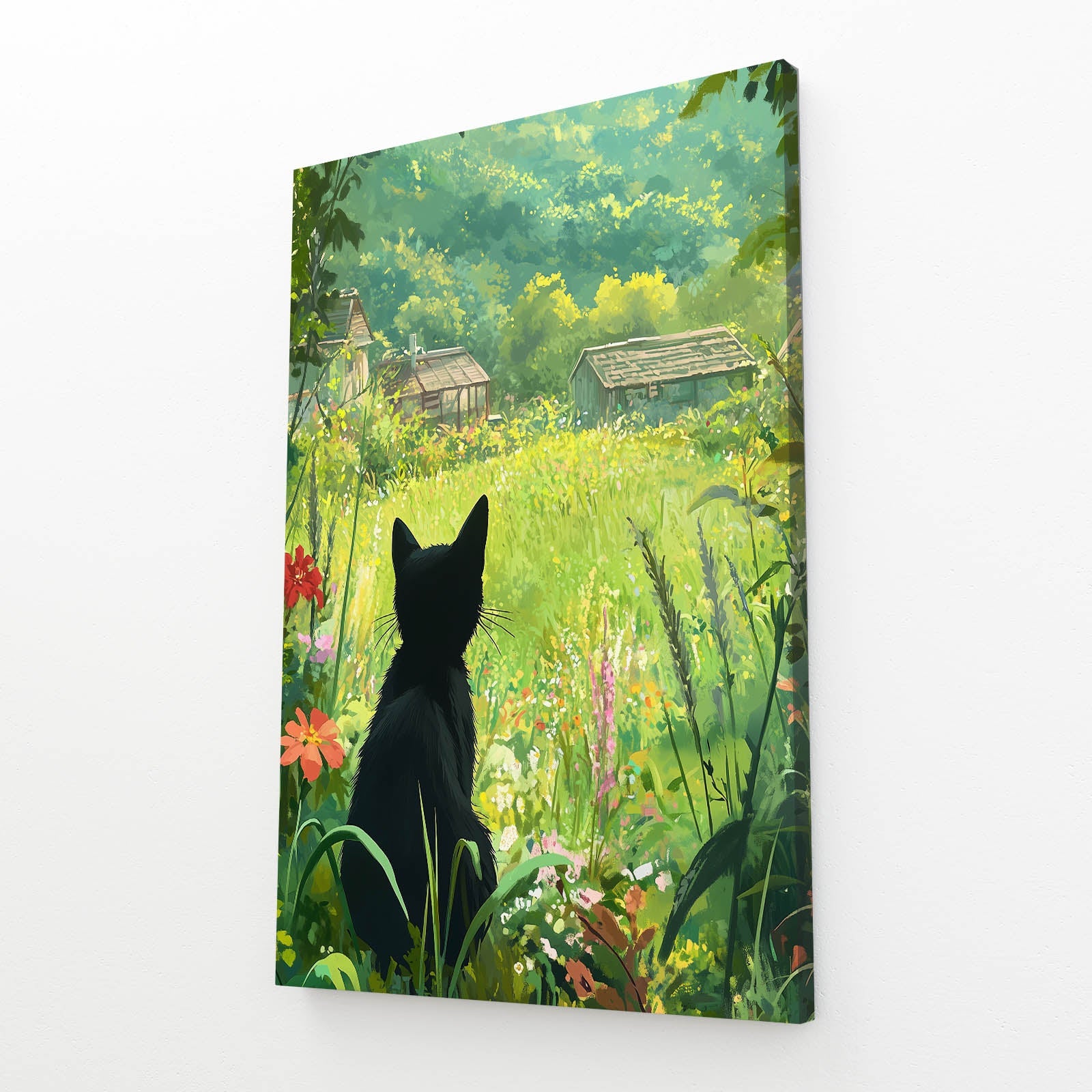 Garden Retreat Cat Wall Art
