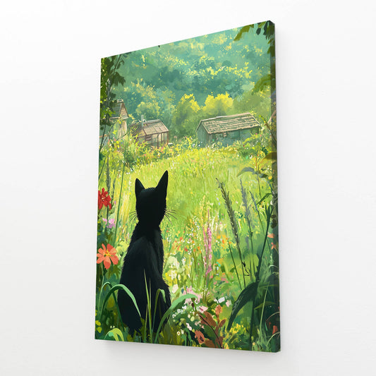 Garden Retreat Cat Wall Art