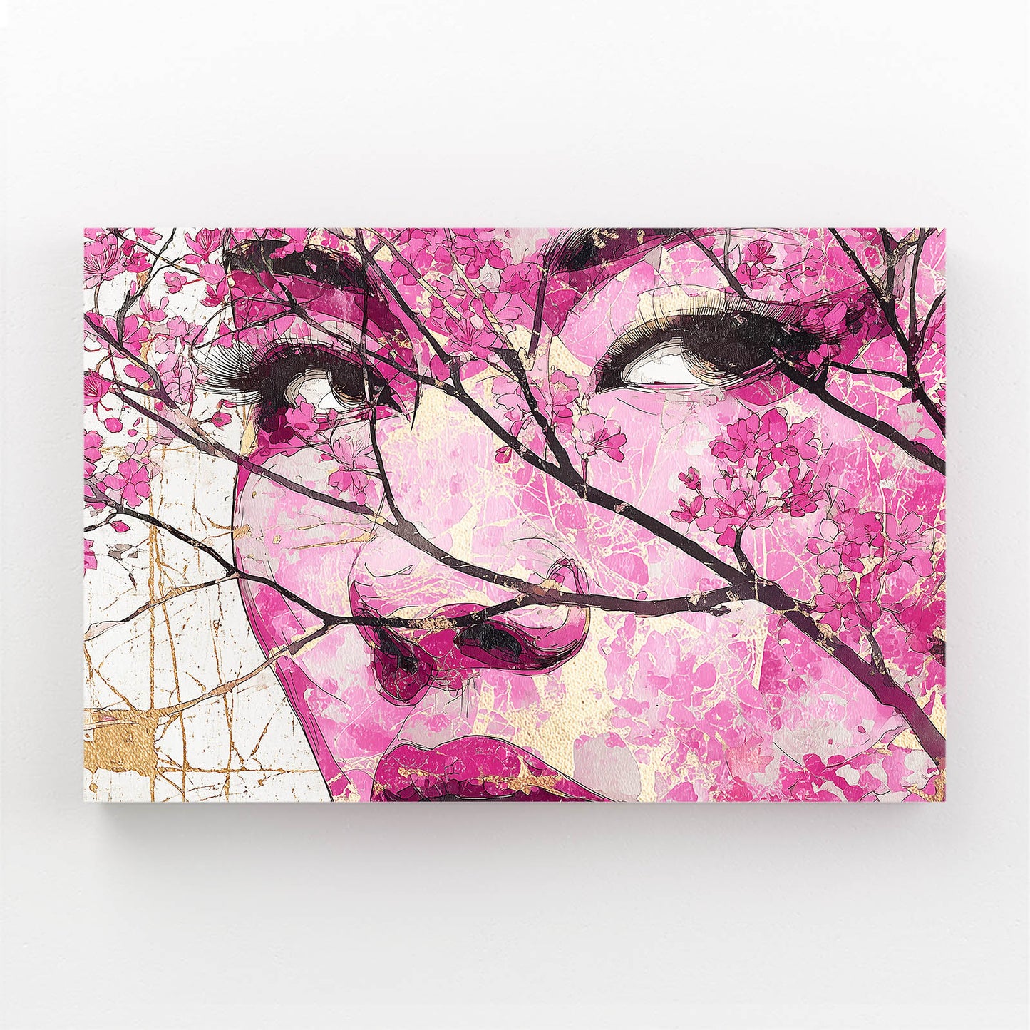 Geisha Gaze Cherry Blossom Prints – geisha gaze cherry blossom canvas print