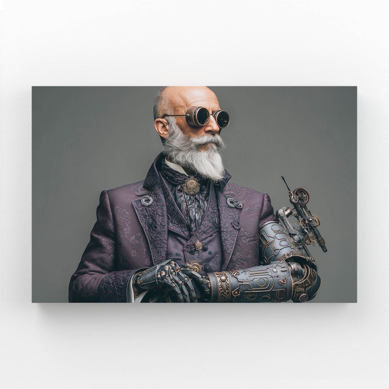 Gentleman Inventor Portrait Steampunk Canvas – gentleman inventor portrait steampunk canvas print