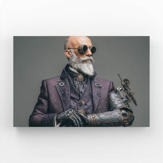 Gentleman Inventor Portrait Steampunk Canvas – gentleman inventor portrait steampunk canvas print