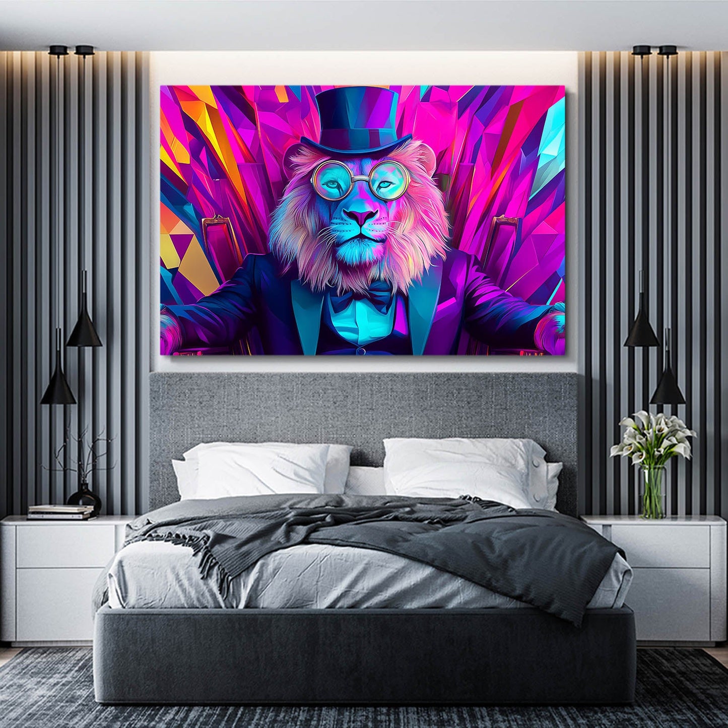 Gentleman Lion Wall Art