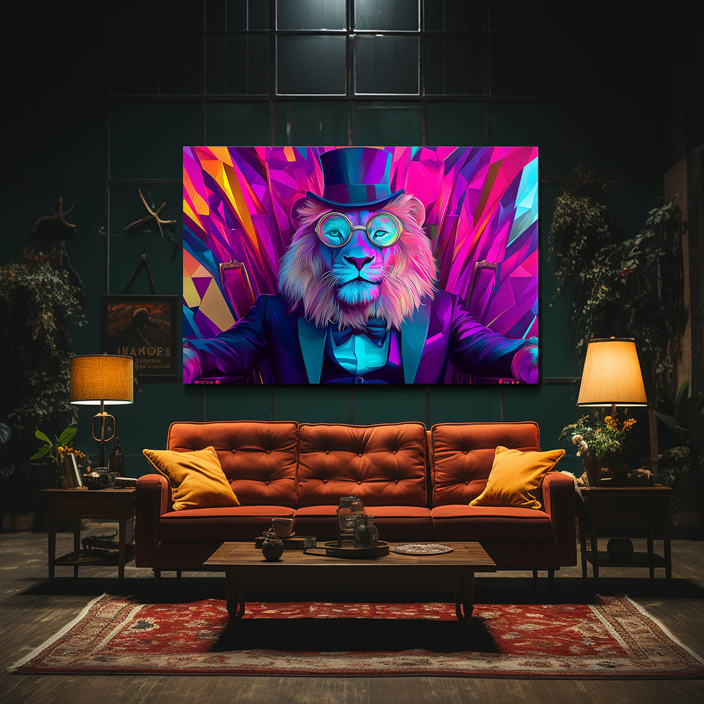 Gentleman Lion Wall Art