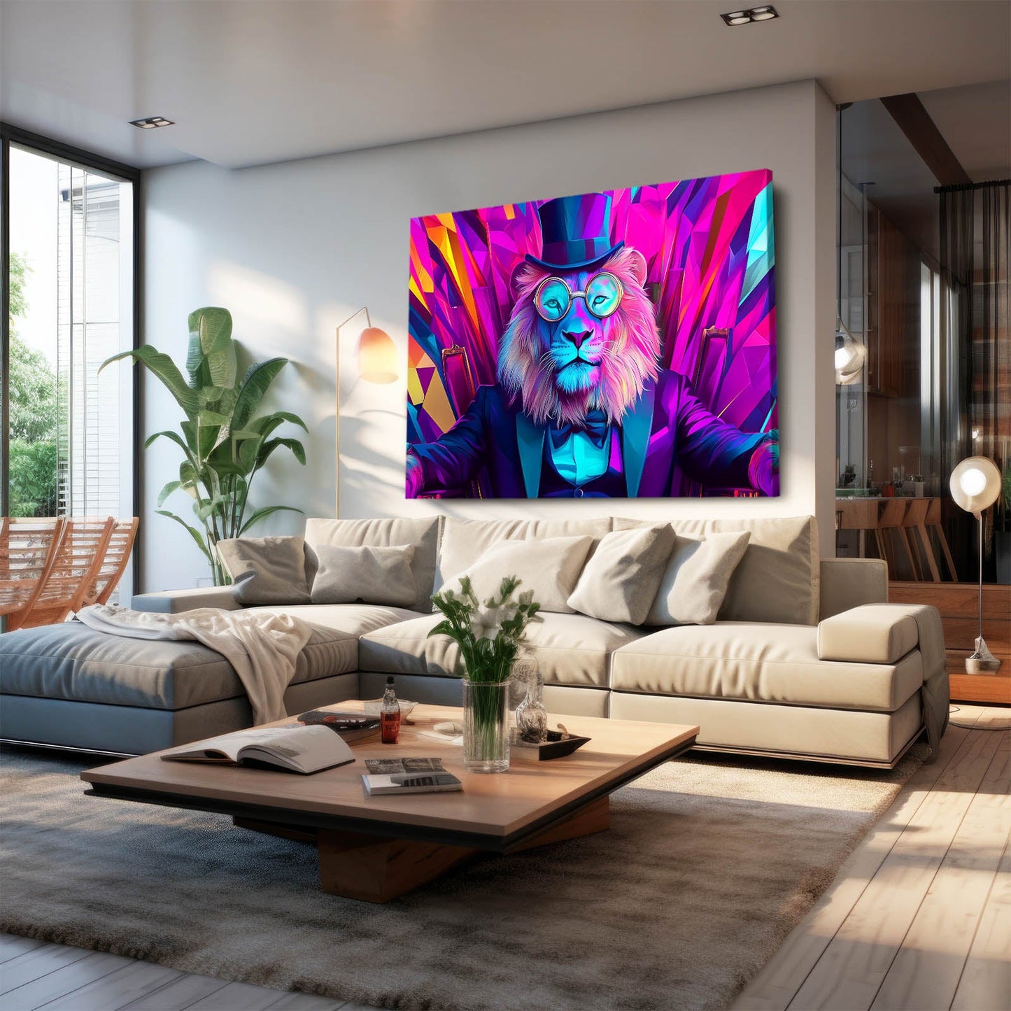 Gentleman Lion Wall Art
