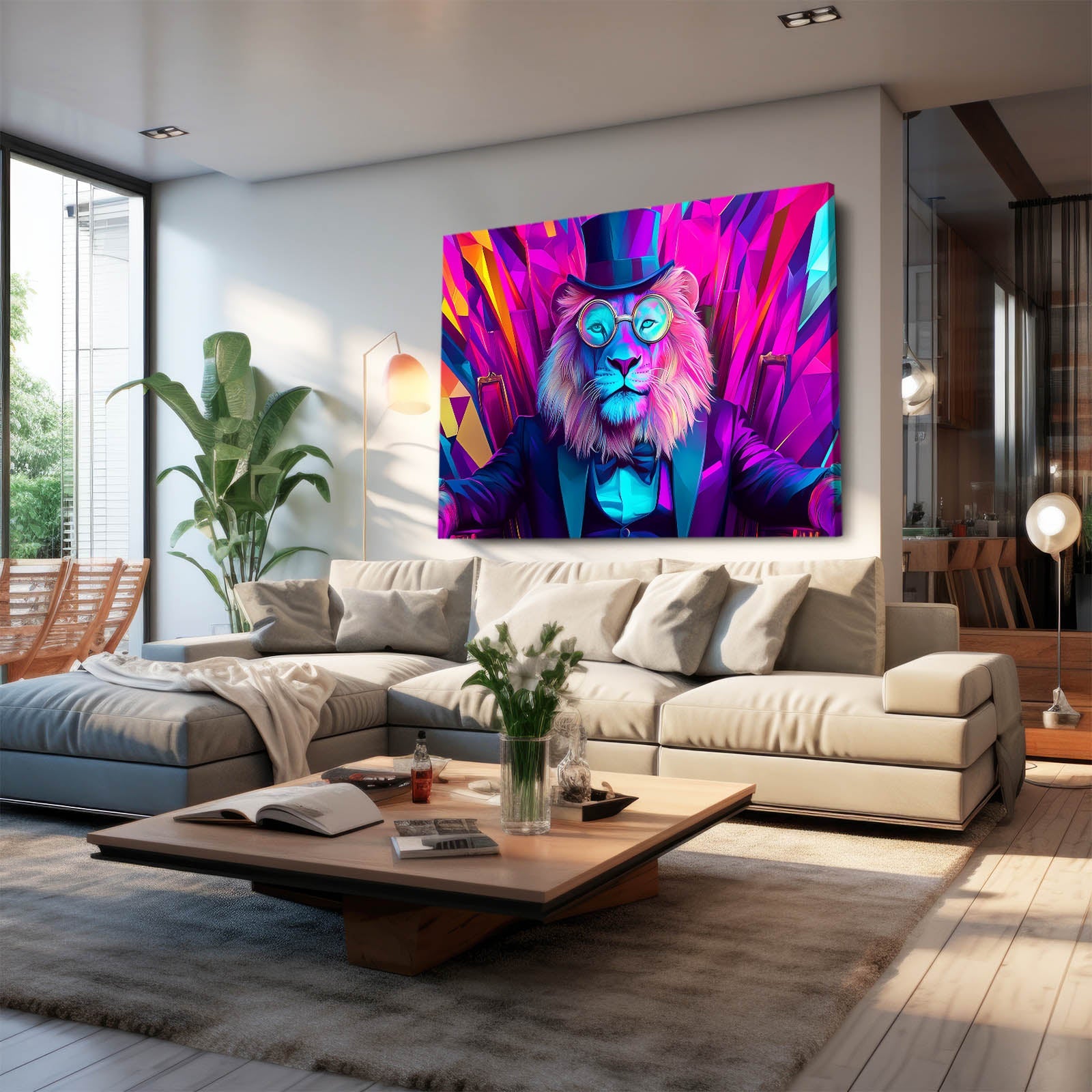 Gentleman Lion Wall Art