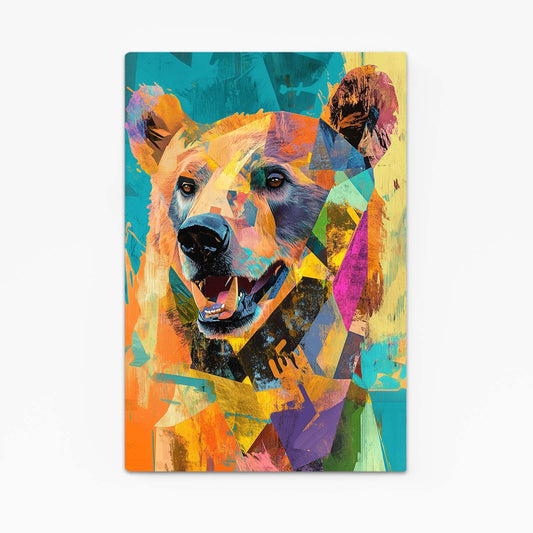 Geometric Bear Art