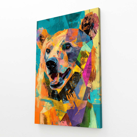 Geometric Bear Art