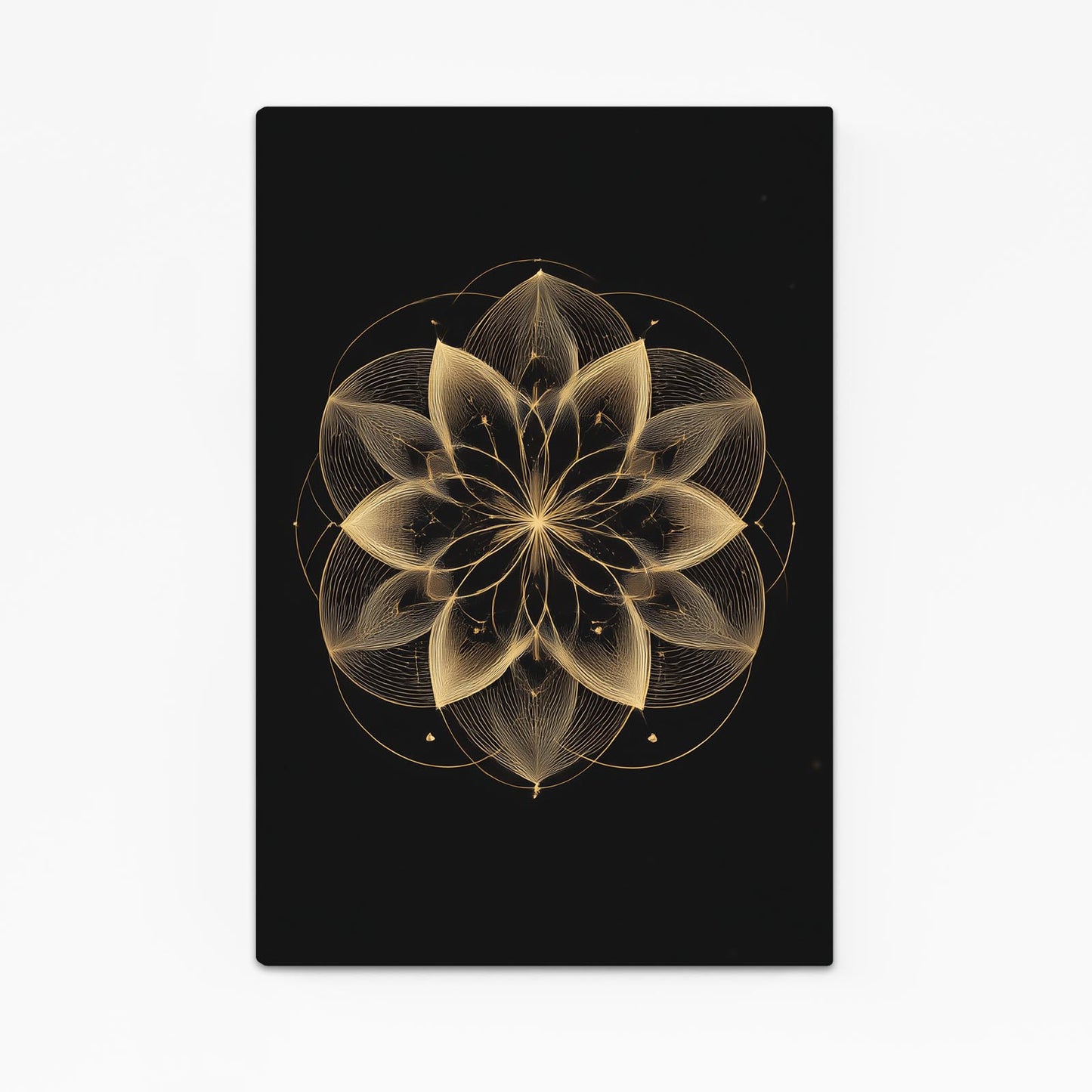 Geometric Bloom Gold Prints – geometric bloom gold gold canvas print