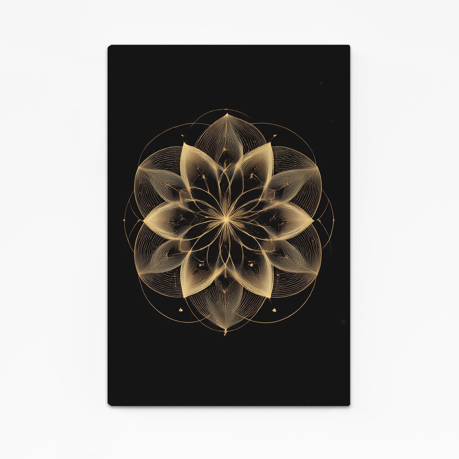 Geometric Bloom Gold Prints – geometric bloom gold gold canvas print
