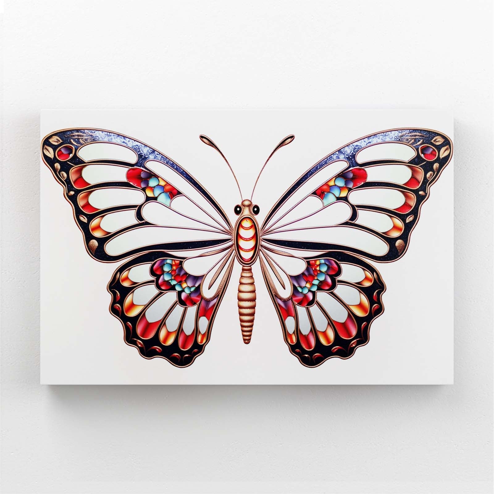 Geometric Butterfly Wall Art