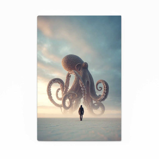 Giant In Fog Octopus Canvas Art – giant in fog octopus canvas print