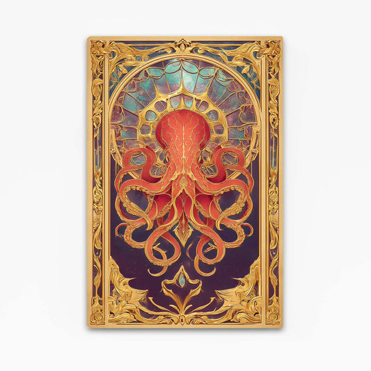 Gilded Arch Panel Octopus Art – gilded arch panel octopus canvas print