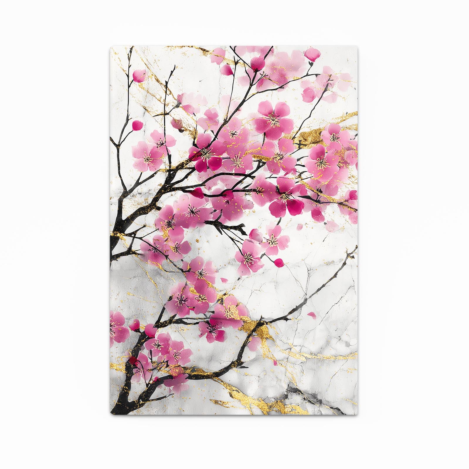 Gilded Petal Spray Cherry Blossom Prints – gilded petal spray cherry blossom canvas print