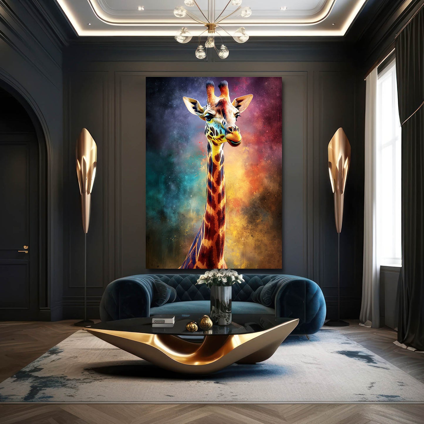 Giraffe Canvas Wall Art
