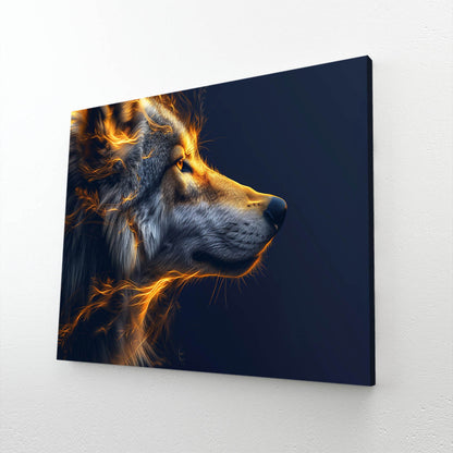 Glow In The Dark Wolf Wall Art
