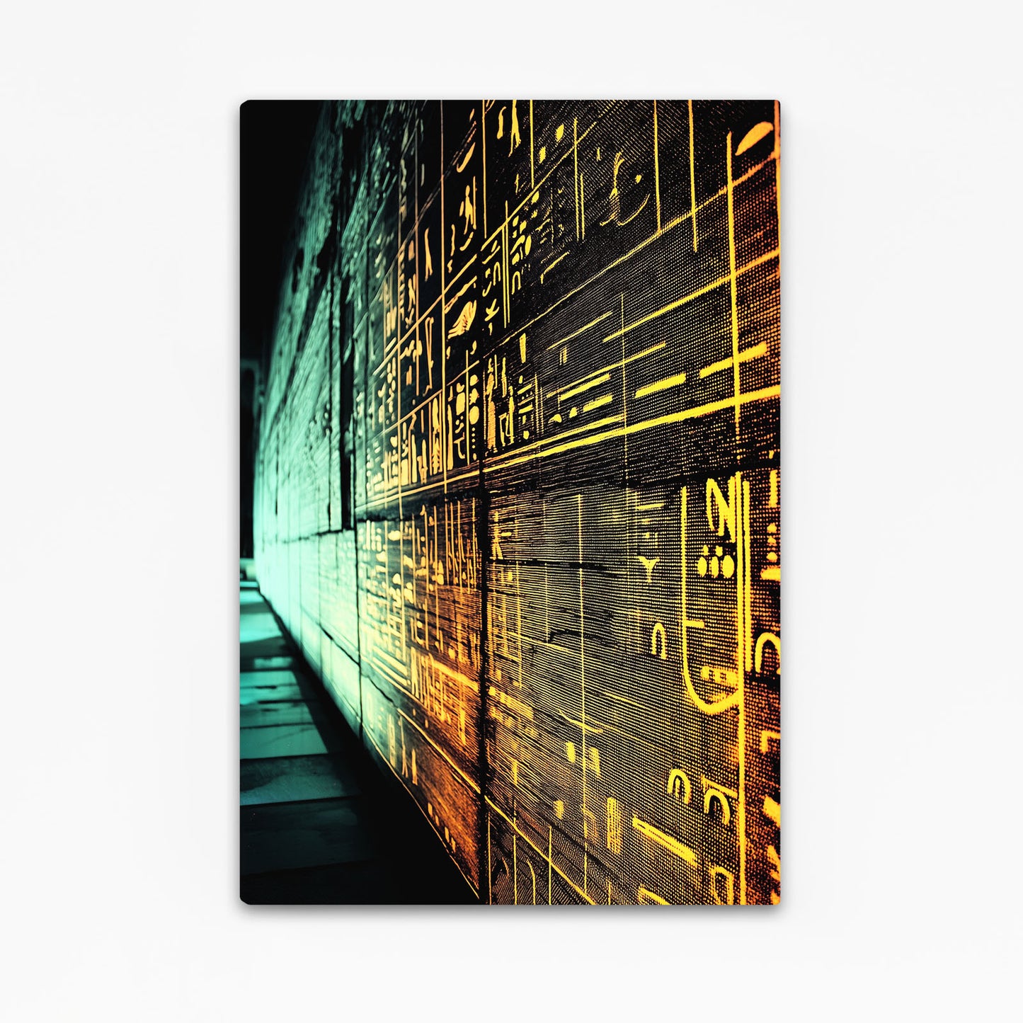 Glowing Golden Hieroglyphs Egyptian Prints – glowing golden hieroglyphs egyptian canvas print