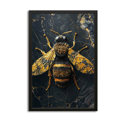 Gold Bee Wall Art