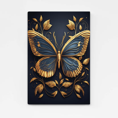 Gold Butterfly Wall Art