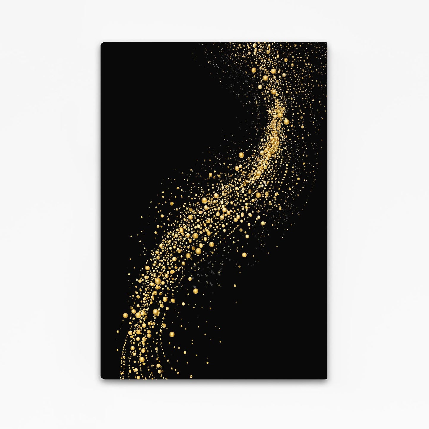 Gold Dust Arc Art – gold dust arc gold canvas print