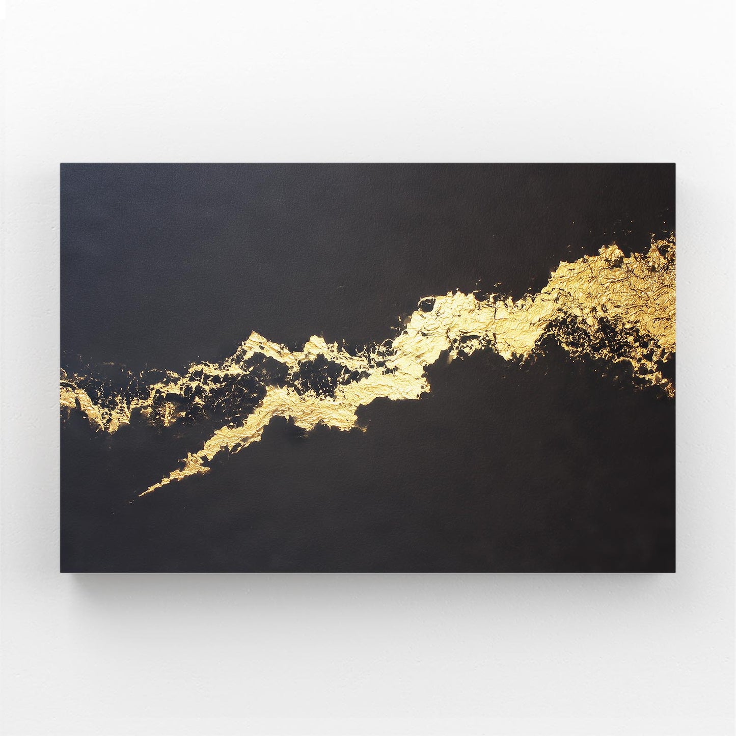Gold Dust Diagonal Wall Art – gold dust diagonal gold canvas print