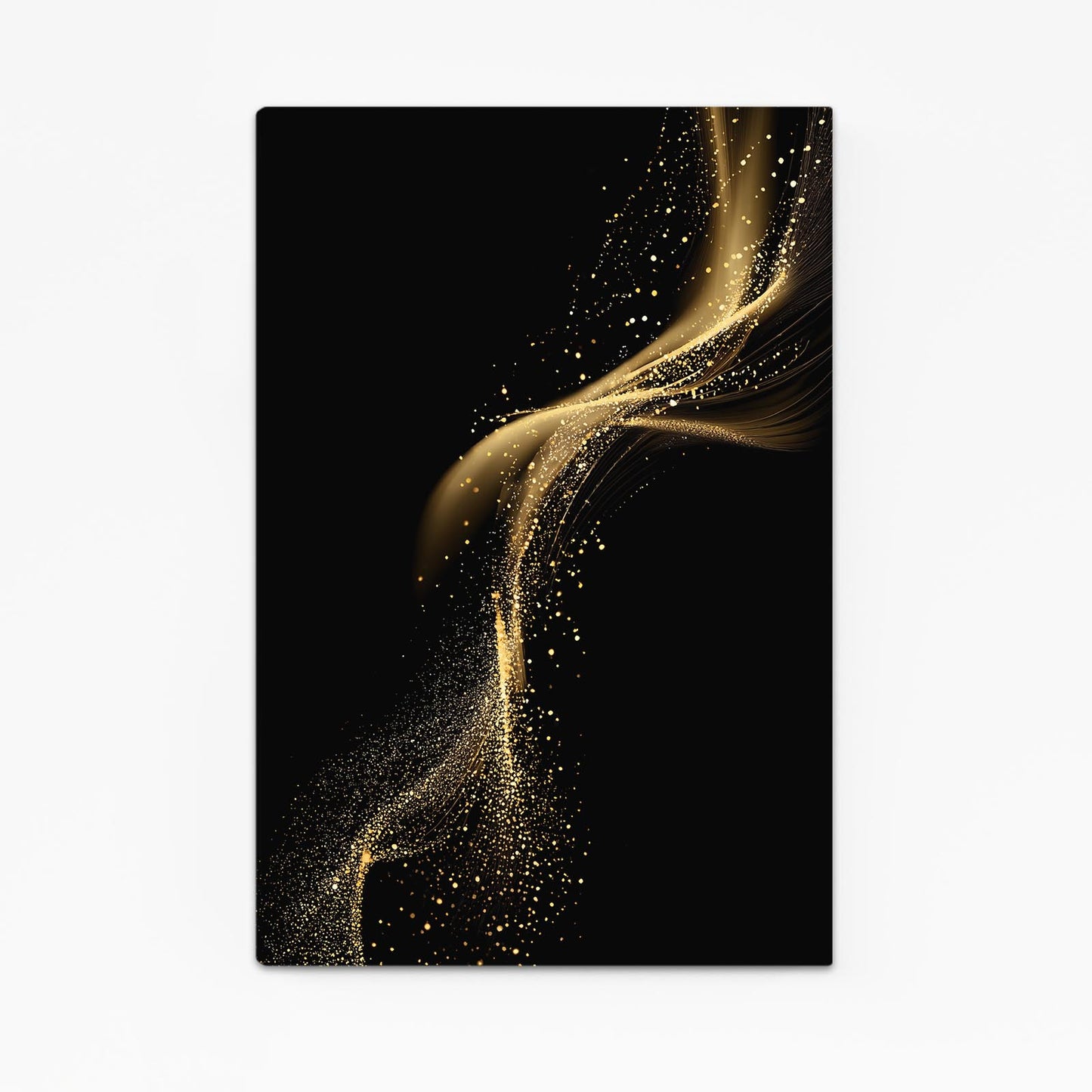 Gold Dust Swirl Canvas Art – gold dust swirl gold canvas print