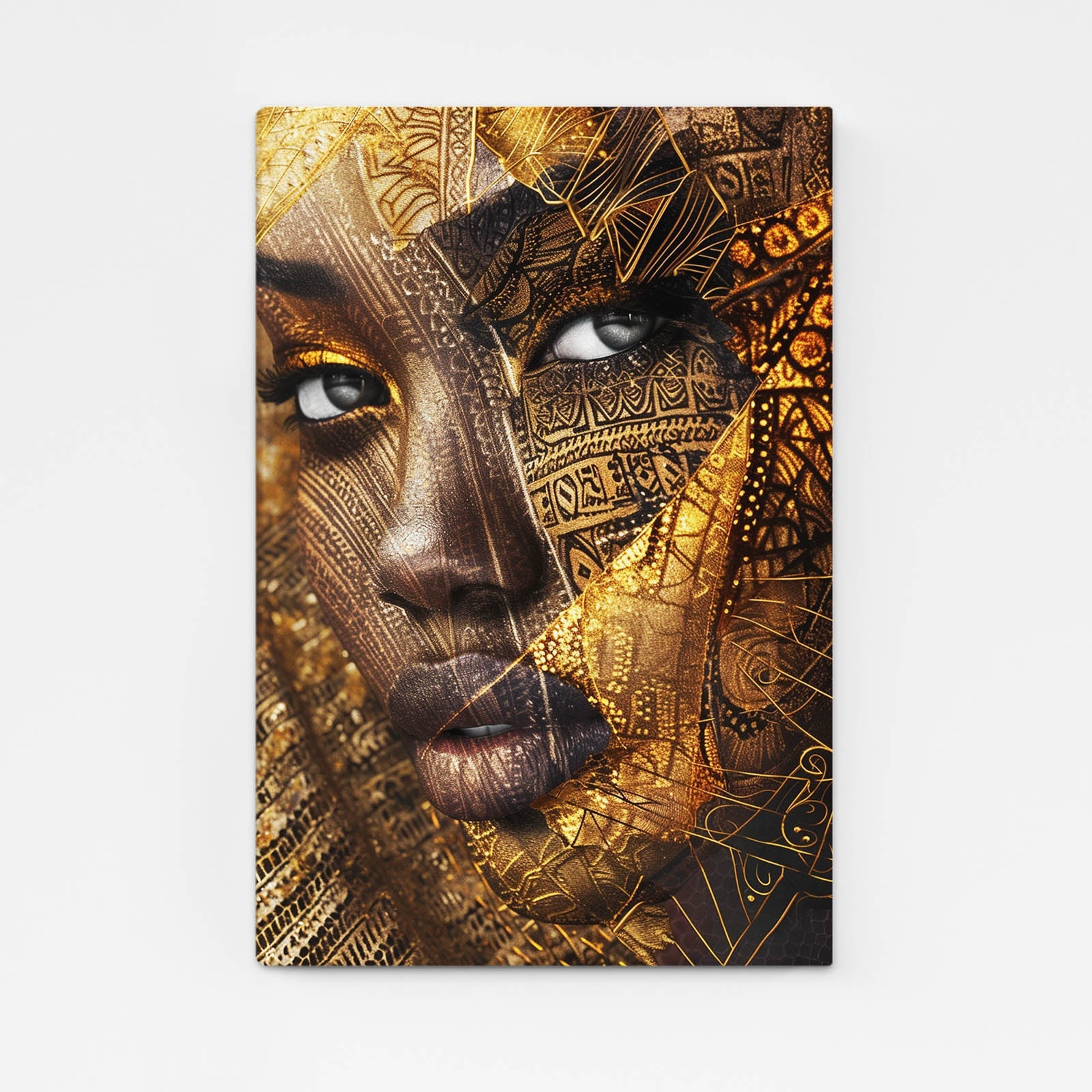Gold Face African Art