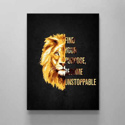 Gold Lion Wall Decor