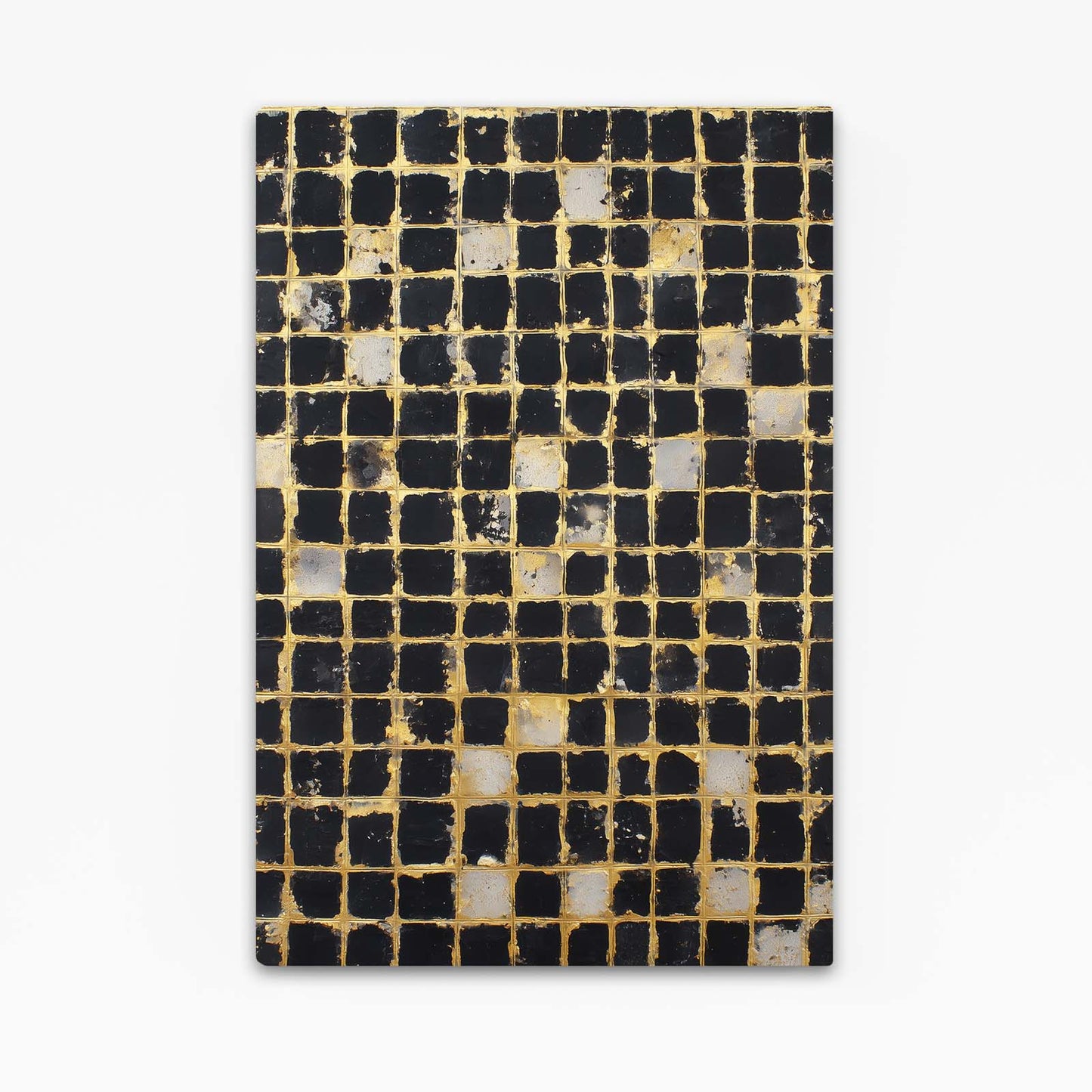 Gold Mosaic Grid Prints – gold mosaic grid gold canvas print