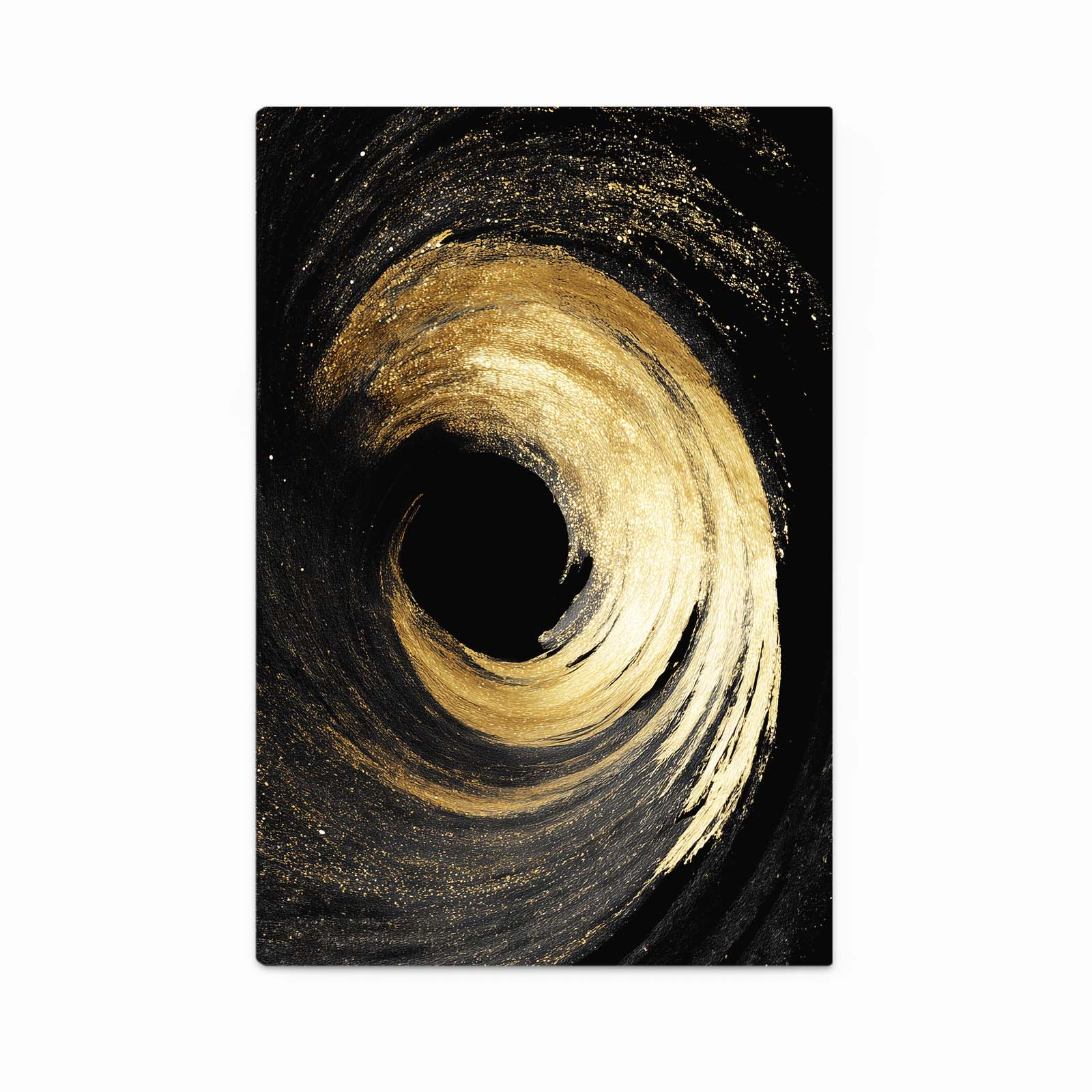 Gold Vortex Swirl Art – gold vortex swirl gold canvas print