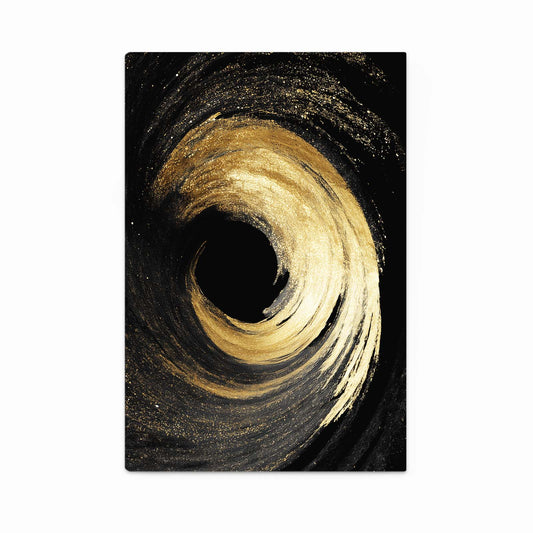 Gold Vortex Swirl Art – gold vortex swirl gold canvas print