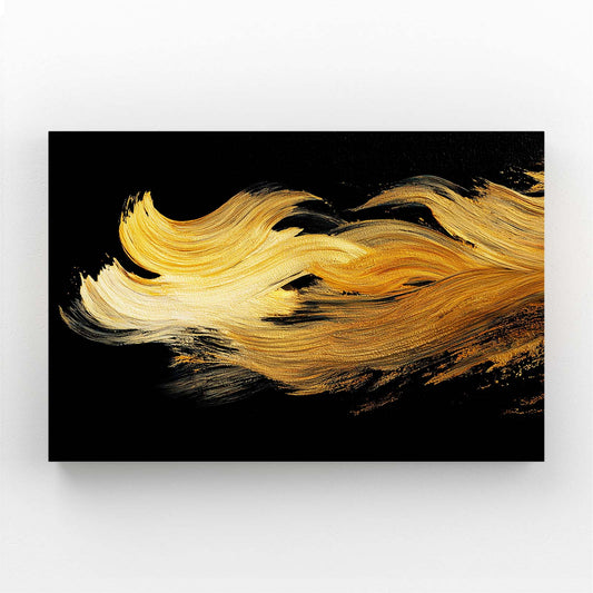 Gold Wave Sweep Prints – gold wave sweep gold canvas print