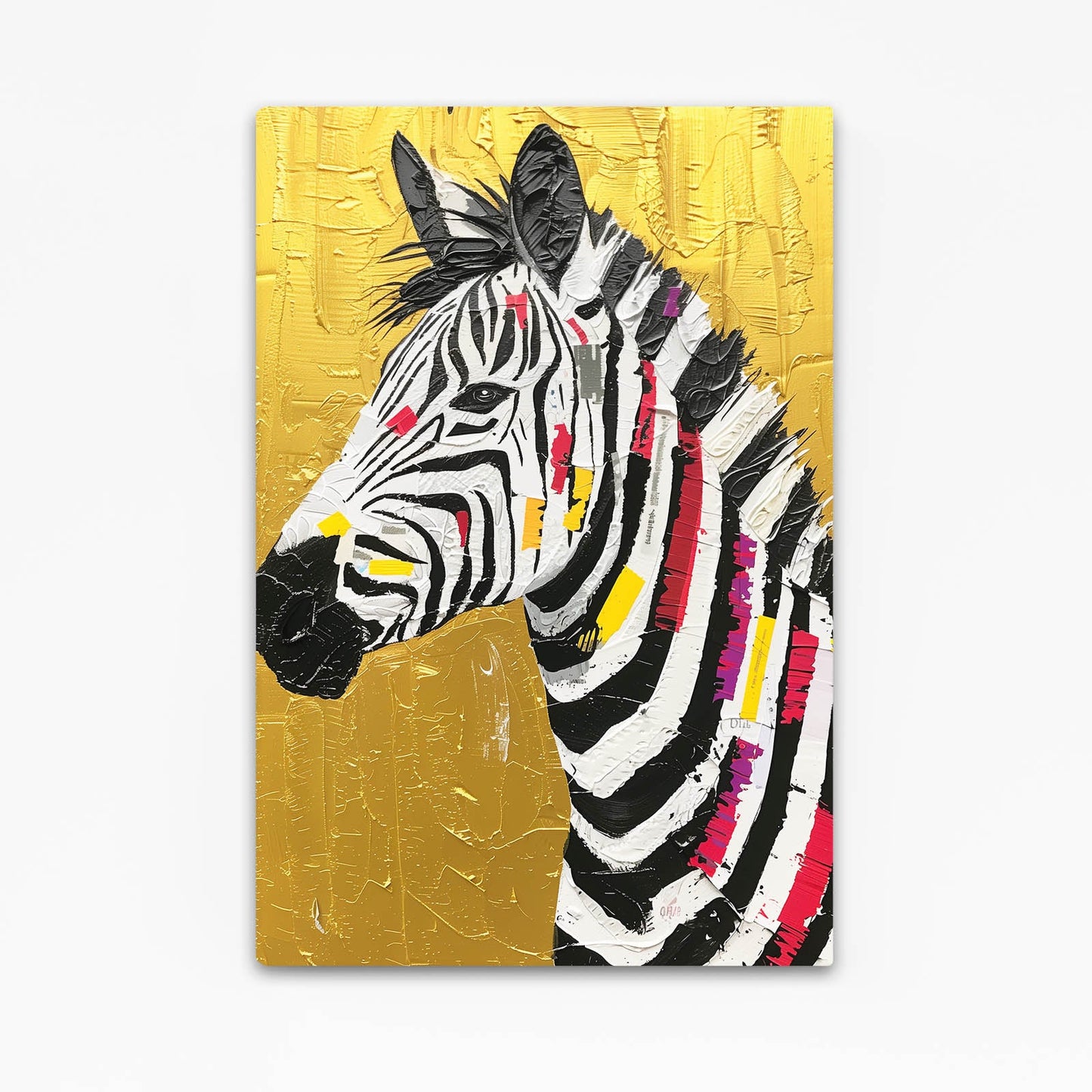 Gold Zebra Canvas – gold canvas print