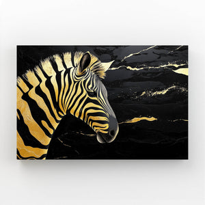 Gold Zebra Prints