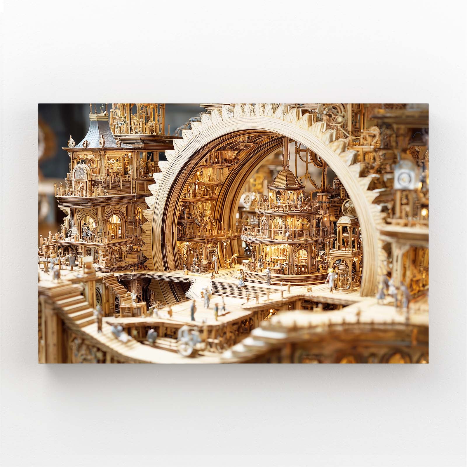 Golden Clockwork Workshop Steampunk Canvas – golden clockwork workshop steampunk canvas print