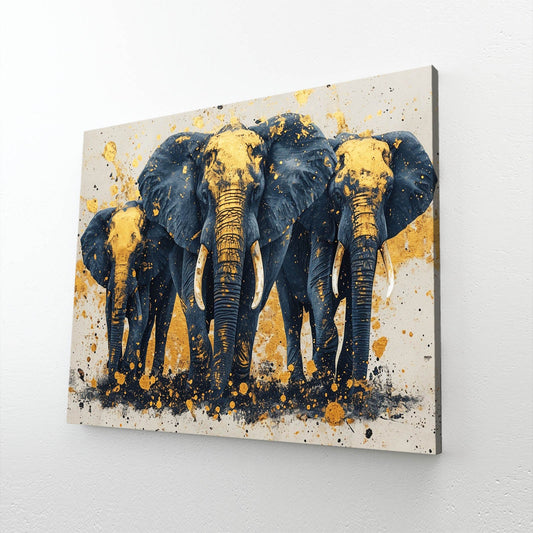 Golden Elephant Splash Art