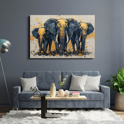Golden Elephant Splash Art