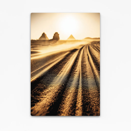 Golden Hour Dunes Egyptian Canvas Art – golden hour dunes egyptian canvas print
