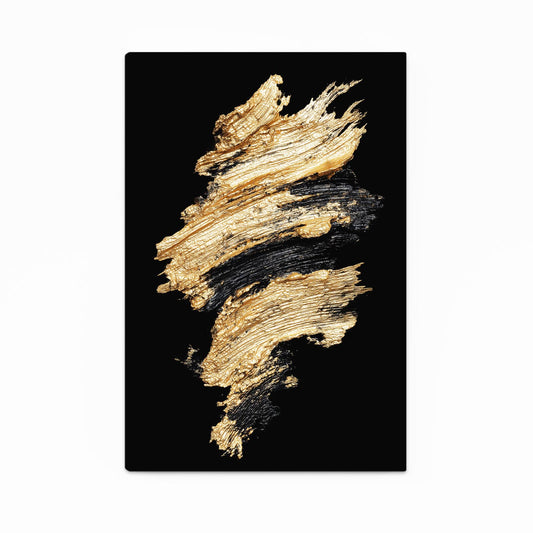 Golden Impasto Burst Prints – golden impasto burst gold canvas print