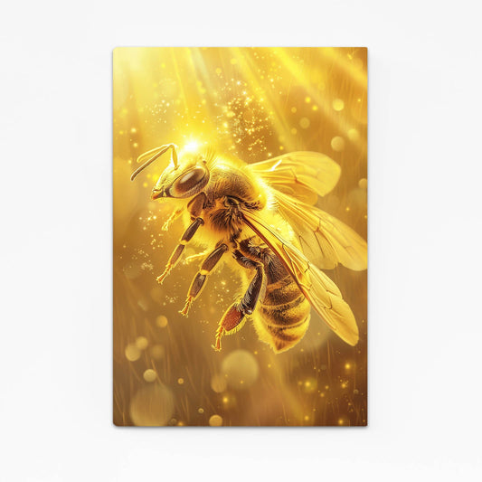 Golden Light Bee Art