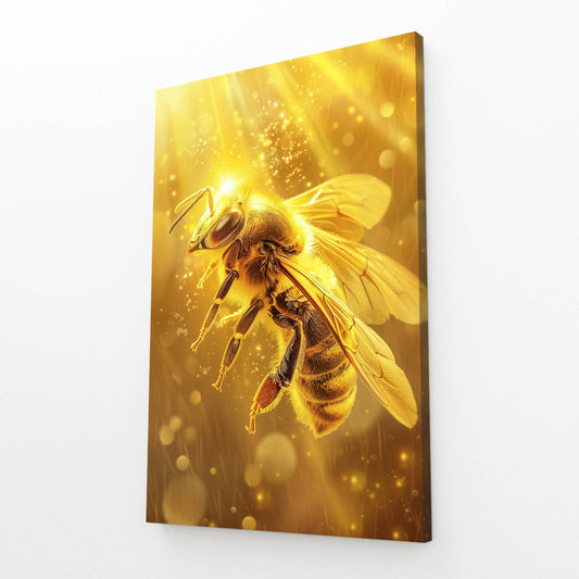 Golden Light Bee Art