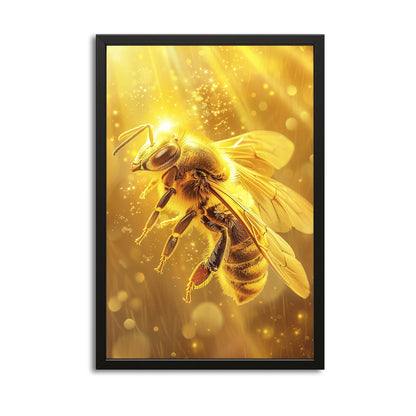 Golden Light Bee Art