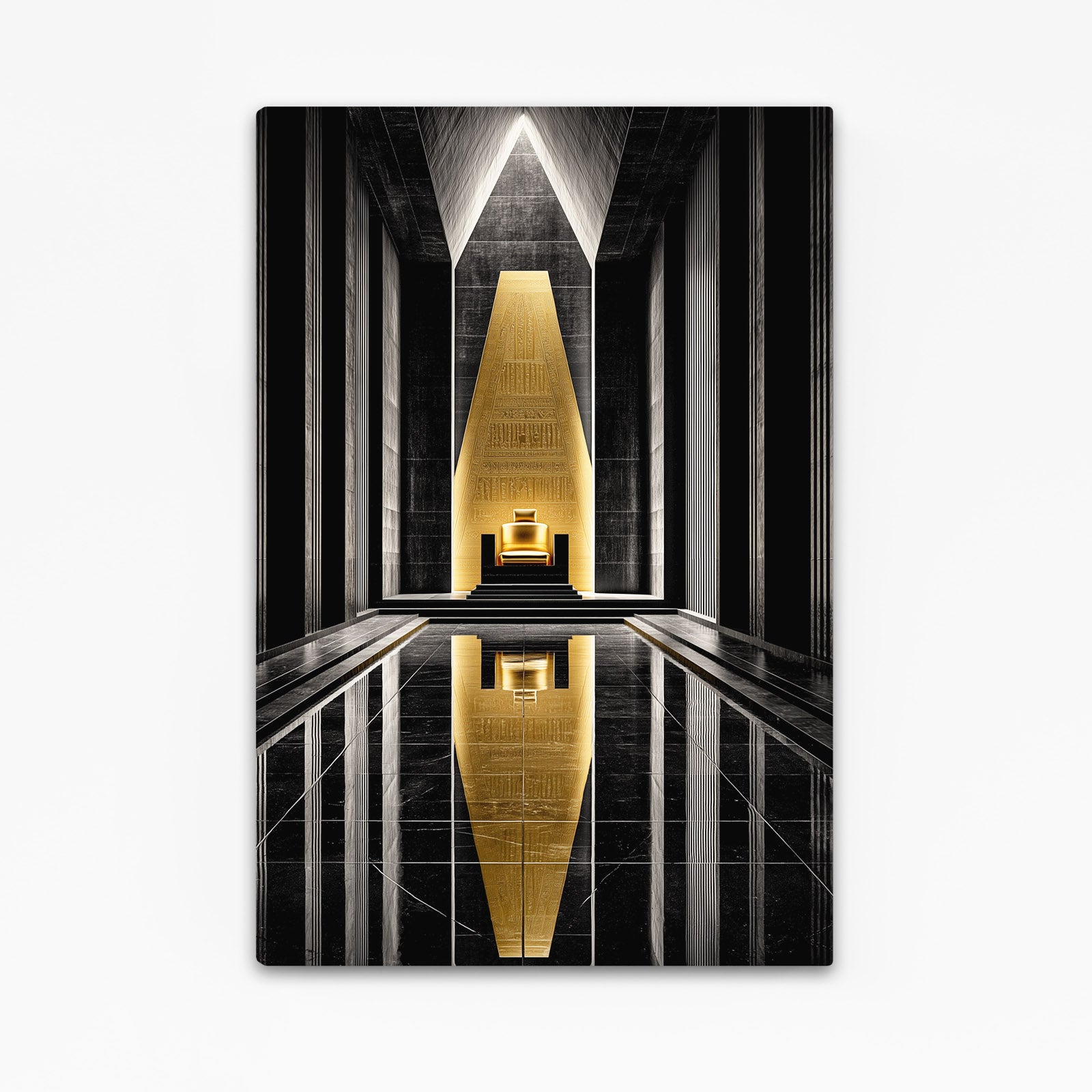 Golden Lines Abstract Egyptian Canvas Art – golden lines abstract egyptian canvas print