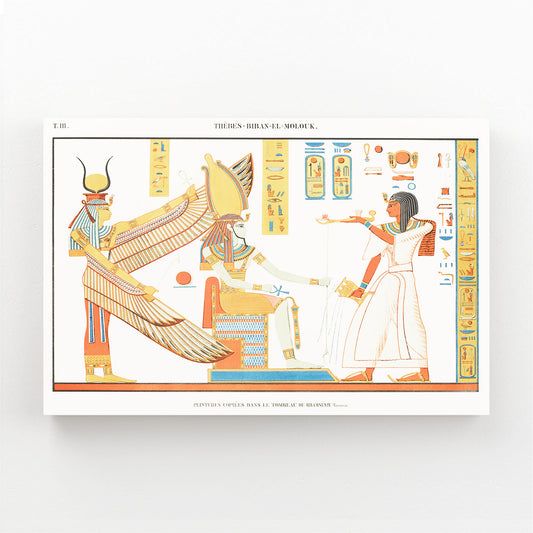 Golden Offering Scene Egyptian Canvas – golden offering scene egyptian canvas print