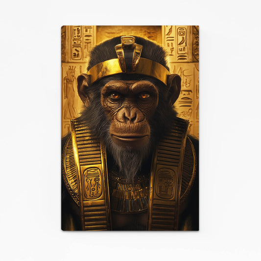 Golden Pharaoh Monkey Canvas Art – golden pharaoh monkey canvas print