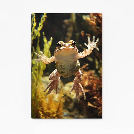 Golden Pond Climber Frog Wall Decor – golden pond climber frog canvas print
