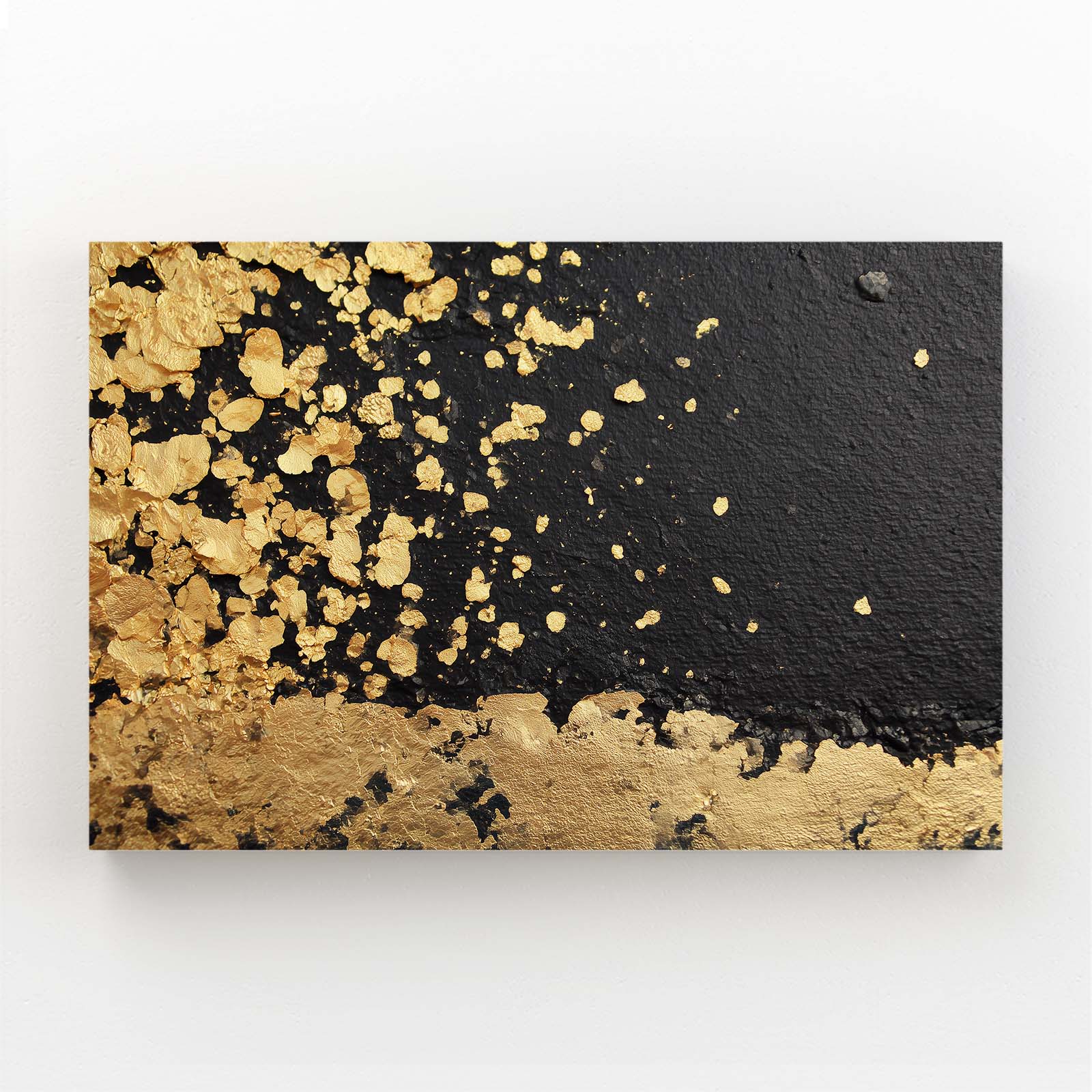 Golden Sand Drift Wall Art – golden sand drift gold canvas print