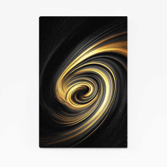 Golden Swirl Vortex Prints – golden swirl vortex gold canvas print