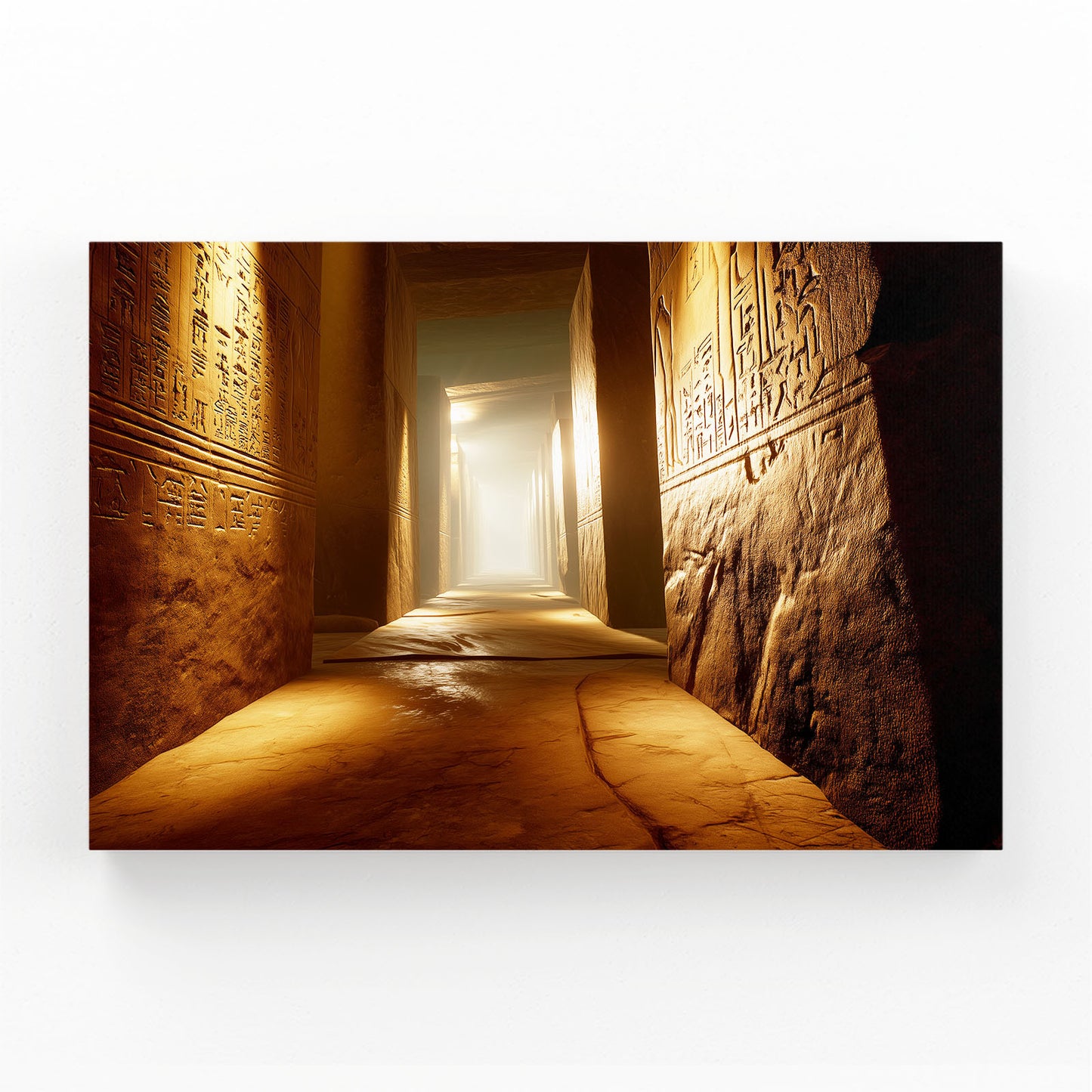 Golden Temple Hallway Egyptian Canvas – golden temple hallway egyptian canvas print